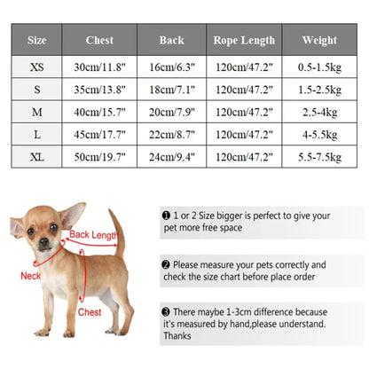 Cute Pet Harness Leash